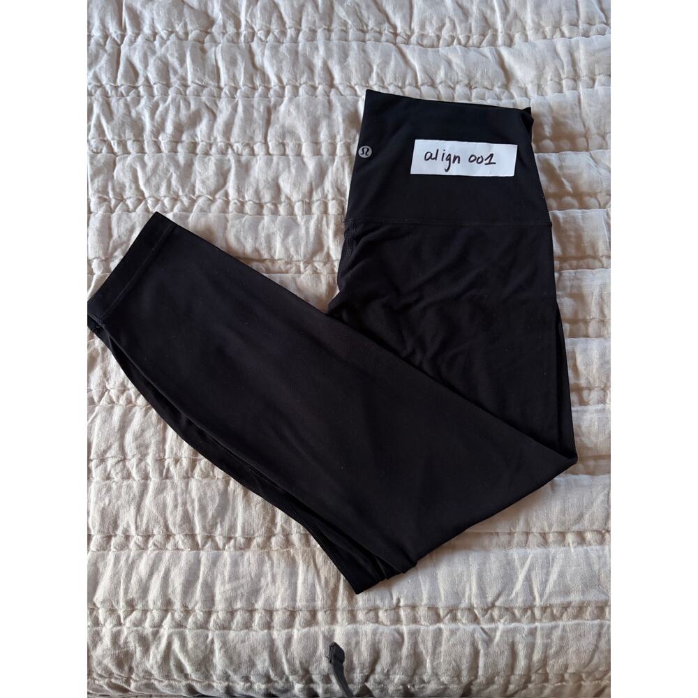 Lululemon Align HR Leggings Black Size 10 25” Inseam